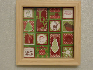 Christmas 3D Box Frame