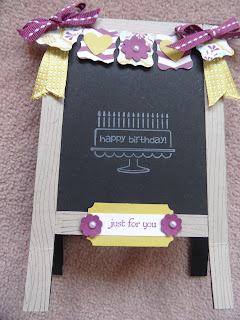 Chalkboard easel cards