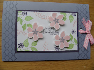 Recent classes – Serene silhouettes slider card and faux tiled flowering flourishes