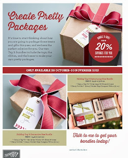 Create Pretty Packages wiith Holiday Tag it Bundles