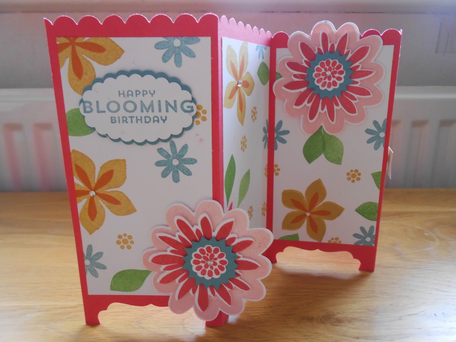 Flower patch screen card