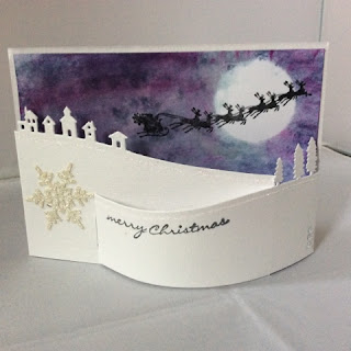 Sleigh ride bendi cards for Friends and Family