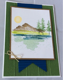 Waterfront card using stamparatus