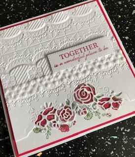 Forever Lovely anniversary card