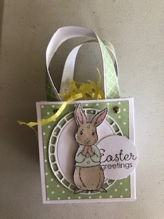 Fable Friends Easter bunny gift bag and card