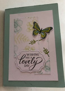 Painted Seasons fancy fold card