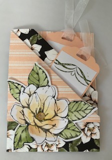 Magnolia double fold pocket card