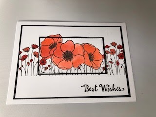 painted poppies masking technique