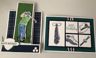 Clubhouse and well dressed mens cards