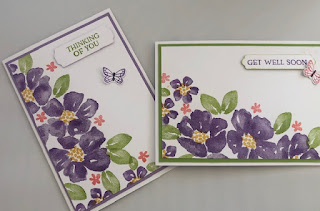 Split card technique – Week 1 Crafting at Home – Blossoms in  Bloom class kit