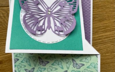 A Fun Fold Birthday Card –  Classes have now recommenced!